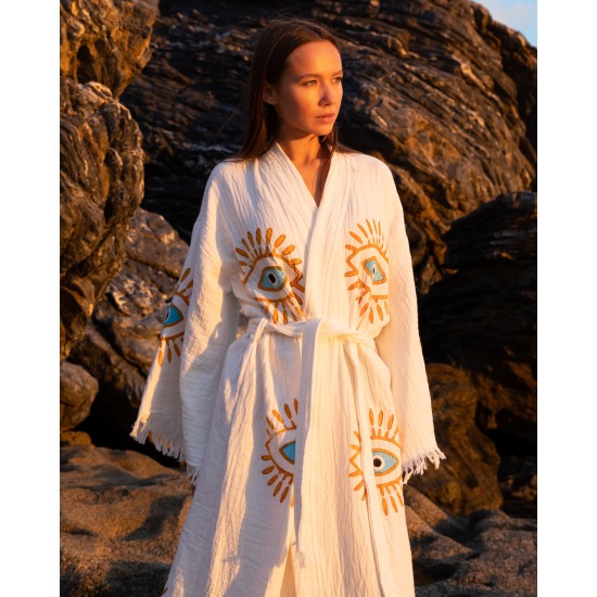 Light Blue Eye Kaftan