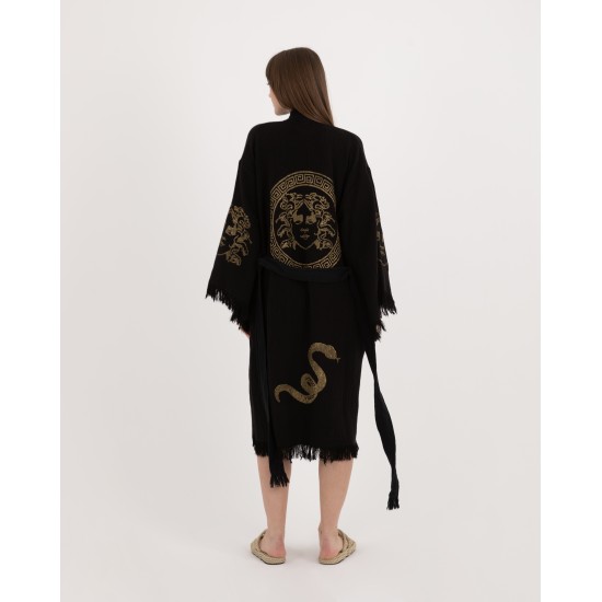 Fish Muslin Bathrobe